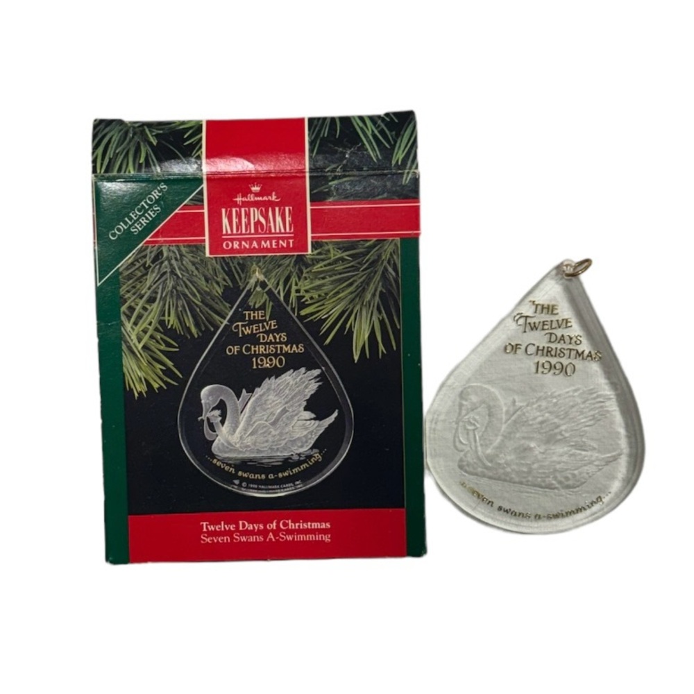 Hallmark “Twelve Days of Christmas Seven Swans A-Swimming” Ornament piece.